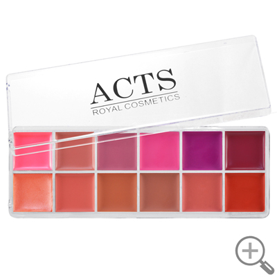 ACTS 維詩彩妝‧專業彩妝盤‧ACTS 12色專業彩繪油彩盤